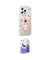 ieg™ iPhone 14 Pro Max Kılıf Yörünge Işık Prime - Siyah Bilvis 5in1 5D Magic Hayalet Cam Ekran Koruyucu