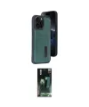 ieg™ iPhone 14 Pro Max Kılıf Yörünge Işık Serisi - Şeffaf 360 Full Body Arka Koruyucu