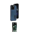ieg™ iPhone 14 Pro Max Kılıf Yörünge Işık Serisi - Şeffaf 360 Full Body Arka Koruyucu