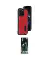ieg™ iPhone 14 Pro Max Kılıf Yörünge Işık Serisi - Siyah 360 Mat Full Body Arka Koruyucu