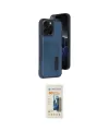 ieg™ iPhone 14 Pro Max Kılıf Yörünge Işık Serisi - Siyah 6D Mat Seramik Hayalet Nano Ekran Koruyucu