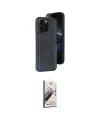ieg™ iPhone 14 Pro Max Kılıf Yörünge Işık Serisi - Siyah Bilvis 3D Mat Cam Ekran Koruyucu