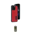 ieg™ iPhone 14 Pro Max Kılıf Yörünge Işık Serisi - Siyah Joko Magic 5D Hayalet Cam