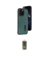ieg™ iPhone 14 Pro Max Kılıf Yörünge Işık Serisi - Siyah Joko Magic 5D Hayalet Cam