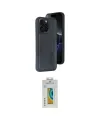 ieg™ iPhone 14 Pro Max Kılıf Yörünge Işık Serisi - Siyah Polymer Nano Ekran Koruyucu