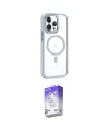 ieg™ iPhone 14 Pro Max Kılıf Yörünge Klasik - Siyah Bilvis 5in1 3D Magic Cam Ekran Koruyucu