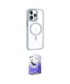 ieg™ iPhone 14 Pro Max Kılıf Yörünge Klasik - Siyah Bilvis 5in1 5D Magic Hayalet Cam Ekran Koruyucu