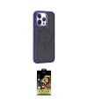 ieg™ iPhone 14 Pro Max Kılıf Yörünge Klasik - Siyah Buffer Cam Ekran Koruyucu