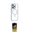 ieg™ iPhone 14 Pro Max Kılıf Yörünge Klasik - Siyah Buffer Cam Ekran Koruyucu