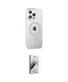 ieg™ iPhone 14 Pro Max Kılıf Yörünge Koleksiyonu - Siyah Bilvis 3D Mat Cam Ekran Koruyucu