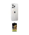 ieg™ iPhone 14 Pro Max Kılıf Yörünge Koleksiyonu - Siyah Buffer Cam Ekran Koruyucu