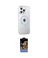 ieg™ iPhone 14 Pro Max Kılıf Yörünge Koleksiyonu - Siyah Buffer Hayalet Cam Ekran Koruyucu