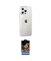 ieg™ iPhone 14 Pro Max Kılıf Yörünge Koleksiyonu - Siyah Buffer Hayalet Cam Ekran Koruyucu
