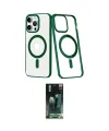 ieg™ iPhone 14 Pro Max Kılıf Yörünge Minimal - Şeffaf 360 Full Body Arka Koruyucu