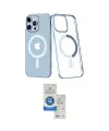 ieg™ iPhone 14 Pro Max Kılıf Yörünge Minimal - Şeffaf Royal Nano Ekran Koruyucu