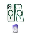 ieg™ iPhone 14 Pro Max Kılıf Yörünge Minimal - Siyah Bilvis 5in1 3D Magic Cam Ekran Koruyucu