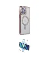 ieg™ iPhone 14 Pro Max Kılıf Zirve Doku Prime - Siyah 3D Antistatik Cam Ekran Koruyucu