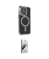ieg™ iPhone 14 Pro Max Kılıf Zirve Doku Prime - Siyah Bilvis 3D Mat Cam Ekran Koruyucu