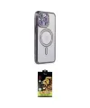 ieg™ iPhone 14 Pro Max Kılıf Zirve Doku Prime - Siyah Buffer Cam Ekran Koruyucu