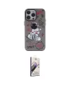 ieg™ iPhone 14 Pro Max Kılıf Zirve Form Özel Seri - Siyah Bilvis 3D Mat Cam Ekran Koruyucu