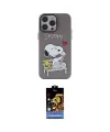 ieg™ iPhone 14 Pro Max Kılıf Zirve Form Özel Seri - Siyah Buffer Hayalet Cam Ekran Koruyucu