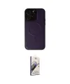 ieg™ iPhone 14 Pro Max Kılıf Zirve Işık Serisi - Siyah Bilvis 3D Mat Cam Ekran Koruyucu