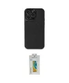 ieg™ iPhone 14 Pro Max Kılıf Zirve Işık Serisi - Siyah Polymer Nano Ekran Koruyucu