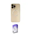 ieg™ iPhone 14 Pro Max Kılıf Zirve Klasik Prime - Siyah Bilvis 5in1 3D Magic Cam Ekran Koruyucu