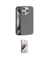 ieg™ iPhone 14 Pro Max Kılıf Zirve Modern Prime - Siyah Bilvis 3D Mat Cam Ekran Koruyucu