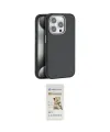 ieg™ iPhone 14 Pro Max Kılıf Zirve Modern Prime - Siyah Mat Seramik Nano Ekran Koruyucu