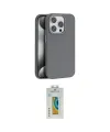 ieg™ iPhone 14 Pro Max Kılıf Zirve Modern Prime - Siyah Polymer Nano Ekran Koruyucu