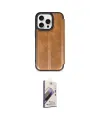 ieg™ iPhone 14 Pro Max Kılıf Zirve Yansıma Serisi - Siyah Bilvis 3D Mat Cam Ekran Koruyucu