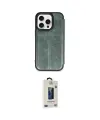 ieg™ iPhone 14 Pro Max Kılıf Zirve Yansıma Serisi - Siyah Bilvis Hayalet Cam Ekran Koruyucu
