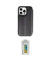 ieg™ iPhone 14 Pro Max Kılıf Zirve Yansıma Serisi - Siyah Polymer Nano Ekran Koruyucu
