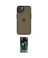 ieg™ iPhone 15 Kılıf Ahenk Çizgi Serisi - Şeffaf 360 Full Body Arka Koruyucu