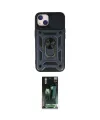 ieg™ iPhone 15 Kılıf Ahenk Klasik - Siyah 360 Mat Full Body Arka Koruyucu