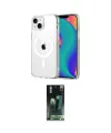 ieg™ iPhone 15 Kılıf Ahenk Minimal Serisi - Şeffaf 360 Full Body Arka Koruyucu