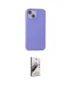 ieg™ iPhone 15 Kılıf Ahenk Serisi - Siyah Bilvis 3D Mat Cam Ekran Koruyucu