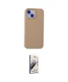 ieg™ iPhone 15 Kılıf Ahenk Serisi - Siyah Bilvis 3D Mat Cam Ekran Koruyucu