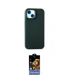ieg™ iPhone 15 Kılıf Ahenk Serisi - Siyah Buffer Hayalet Cam Ekran Koruyucu