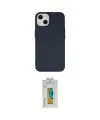 ieg™ iPhone 15 Kılıf Ahenk Serisi - Siyah Polymer Nano Ekran Koruyucu