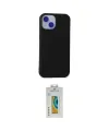 ieg™ iPhone 15 Kılıf Ahenk Serisi - Siyah Polymer Nano Ekran Koruyucu