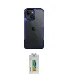 ieg™ iPhone 15 Kılıf Akış Çizgi Koleksiyonu - Siyah Polymer Nano Ekran Koruyucu
