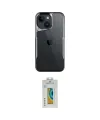 ieg™ iPhone 15 Kılıf Akış Çizgi Koleksiyonu - Siyah Polymer Nano Ekran Koruyucu