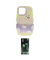 ieg™ iPhone 15 Kılıf Akış Yansıma - Siyah 360 Mat Full Body Arka Koruyucu