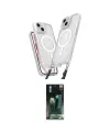 ieg™ iPhone 15 Kılıf Atlas Doku Koleksiyonu - Şeffaf 360 Full Body Arka Koruyucu