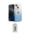 ieg™ iPhone 15 Kılıf Eksen Minimal Özel Seri - Siyah Polymer Nano Ekran Koruyucu