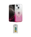ieg™ iPhone 15 Kılıf Eksen Minimal Özel Seri - Siyah Polymer Nano Ekran Koruyucu