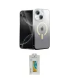ieg™ iPhone 15 Kılıf Eksen Minimal Özel Seri - Siyah Polymer Nano Ekran Koruyucu