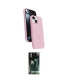 ieg™ iPhone 15 Kılıf İz Işık Koleksiyonu - Şeffaf 360 Full Body Arka Koruyucu